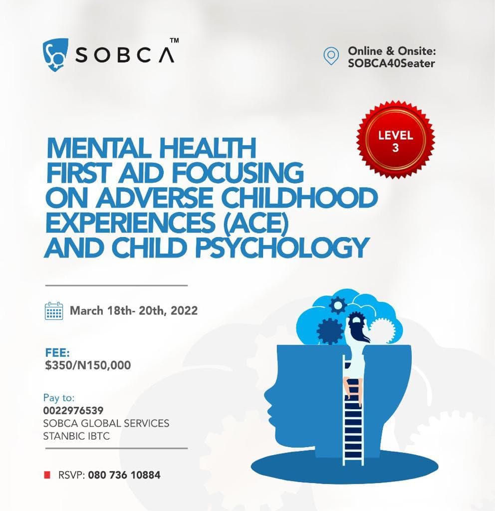 Mental Health First Aid and Addiction Handling Workshop (SOBCA / CERCA Africa)
